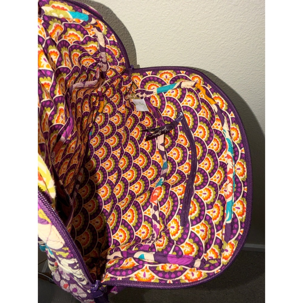 Vera Bradley Purple Purse - Picture 6 of 7